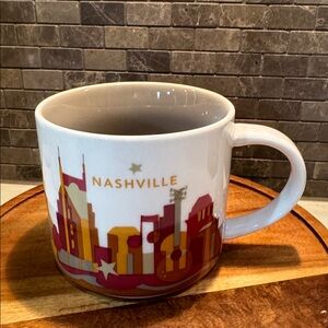 Starbucks Nashville Mug - you are here collection series